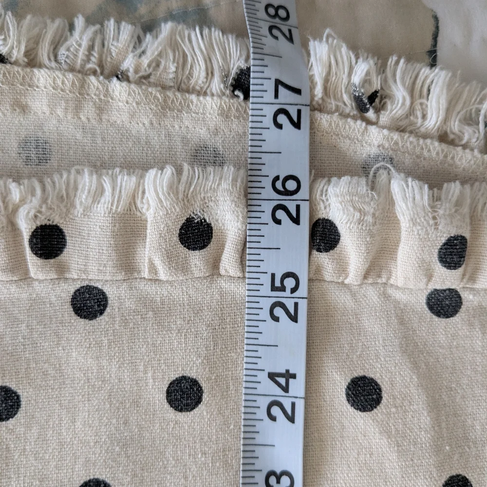 Umgee - Tunic Top  Beige w/Black Polka Dots - Picture 7 of 8